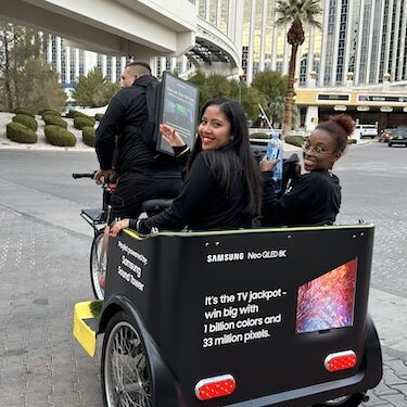 out of home marketing las vegas samsung